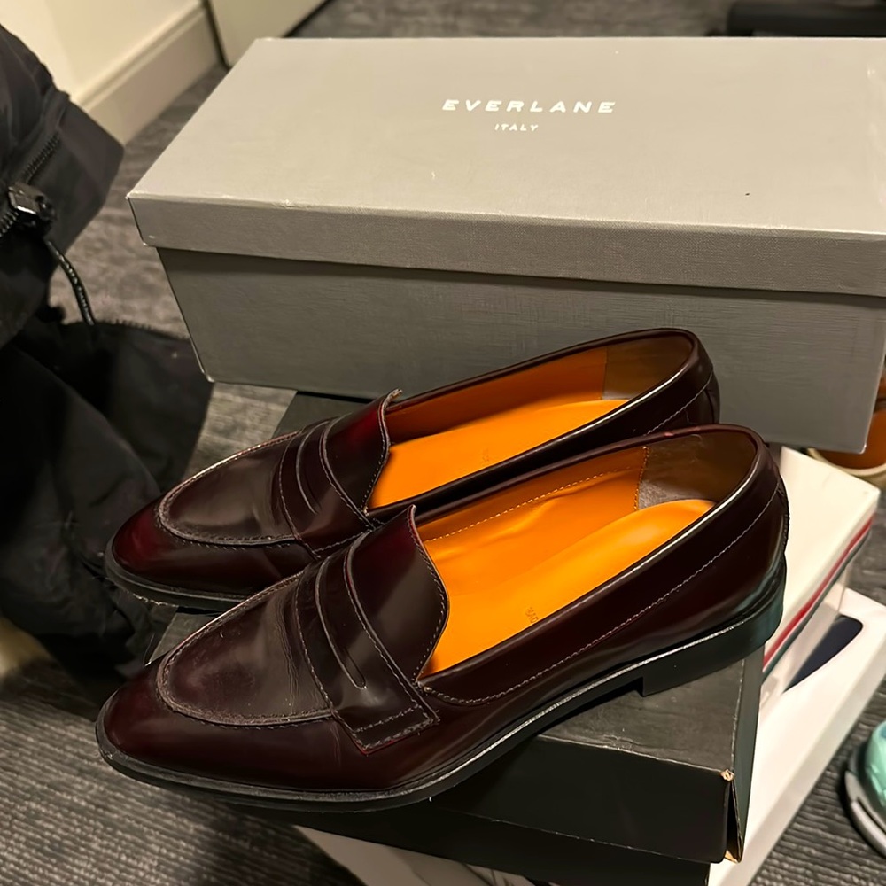 Everlane Modern Penny Loafer Oxblood US6.5